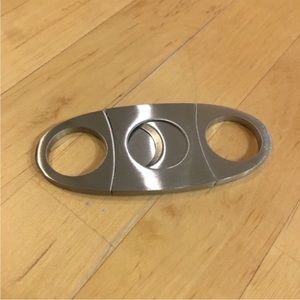 Brushed Metal Cigar cutter NWOT